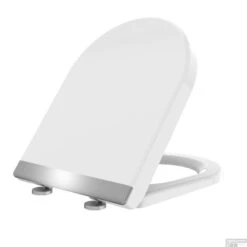 Allibert Toiletzitting Steel Glans Wit -Thuis Badkamer allibert toiletzitting steel glans wit shop4