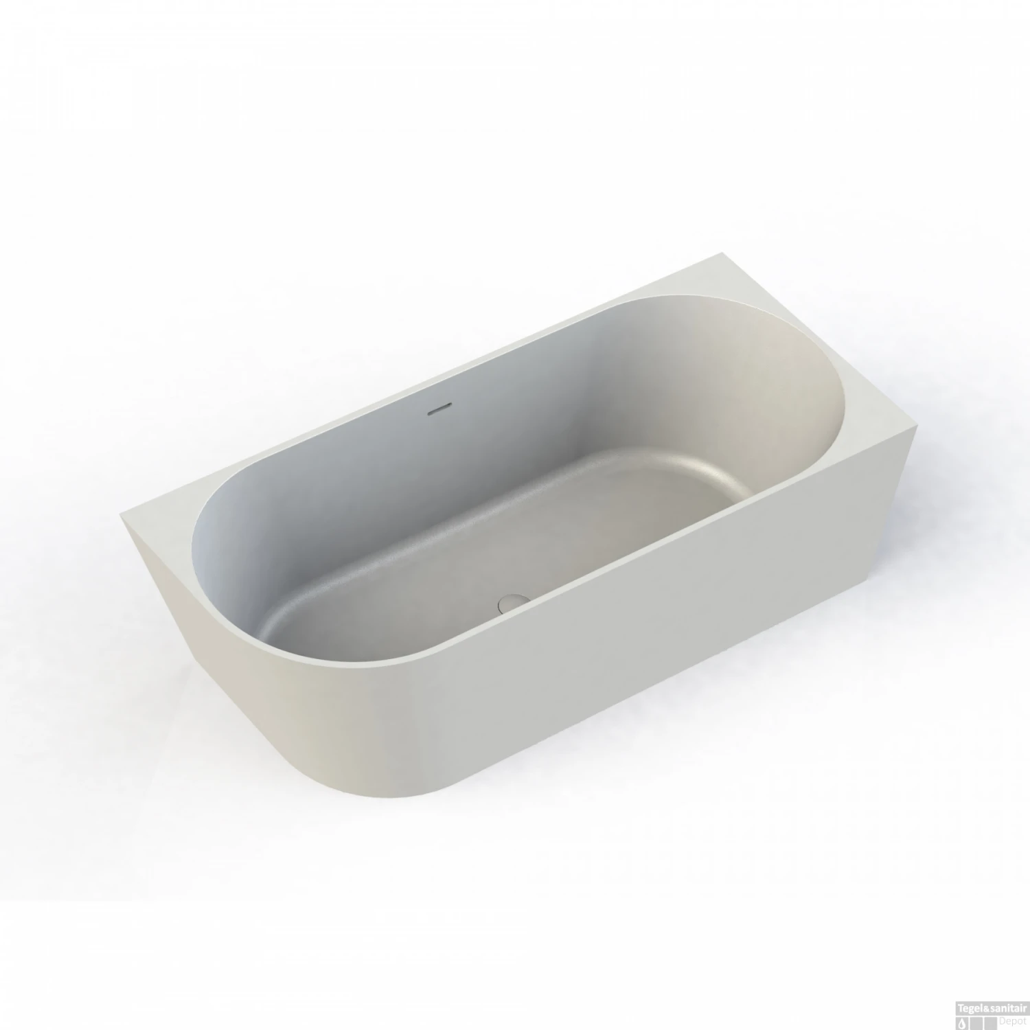 Ligbad Arqua Pinto Hoekbad 180x80 Cm Rechts Mat Wit - Afbeelding 2