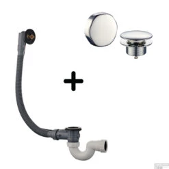 Badafvoer Met Overloopcombinatie Wiesbaden Chroom