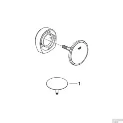 Badafvoercombinatie Grohe Others Supersteel (excl. Inbouwdeel) -Thuis Badkamer badafvoercombinatie grohe others supersteel excl. inbouwdeel 1