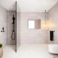 Spiegelkast Boss & Wessing Cube 100x70x16 Cm Mat Zwart Urban (2 Deuren) -Thuis Badkamer badkamerspiegel bws cube 100 cm mat zwart sfeer3