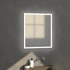 Badkamerspiegel Met LED Verlichting Sanitop Edge 58x70x3 Cm