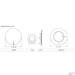 Ronde Badkamerspiegel Xenz Salo Met Rondom Ledverlichting 40 Cm -Thuis Badkamer badkamerspiegel xenz salo ronde spiegel met rondom ledverlichting 30 cm tech 1