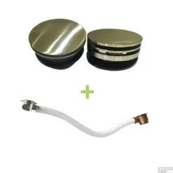 Badvulcombinatie Wiesbaden Rond Geborsteld Staal