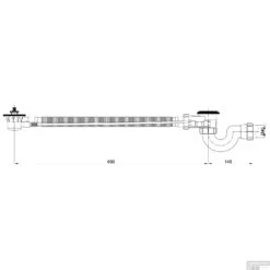 Badafvoer Met Overloopcombinatie Wiesbaden Chroom -Thuis Badkamer basis badplug overloopcombinatie wiesbaden met waste tech 2