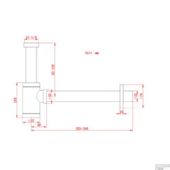 Bekersifon Boss & Wessing Iron Gunmetal -Thuis Badkamer bekersifon saniclear iron gunmetal tech