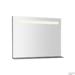 Badkamerspiegel Sapho Breto 80x60.8 Cm LED-Verlichting Incl. Planchet