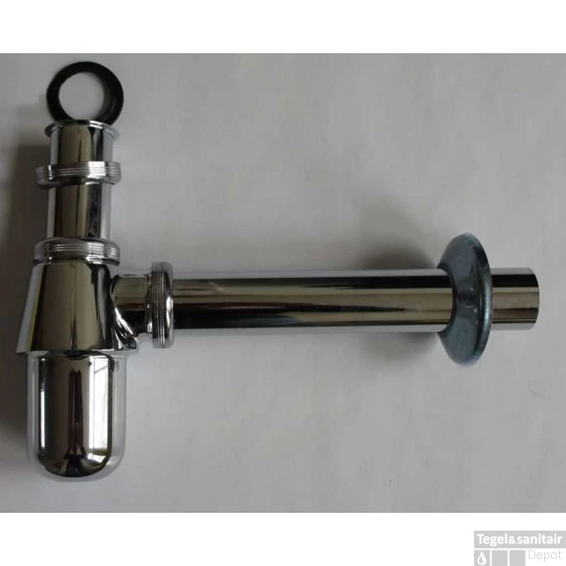 BWS Bekersifon Chroom Rond Inclusief Muurbuis En Rozet 5/4 X 32mm 3 BWS Bekersifon Chroom Rond Inclusief Muurbuis En Rozet 5/4 X 32mm - Afbeelding 3