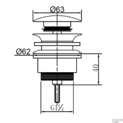 BWS Clickwaste Luxe Laag 5/4" Mat Wit 5 BWS Clickwaste Luxe Laag 5/4" Mat Wit -Thuis Badkamer bws clickwaste luxe laag 5 4inch mat wit tech