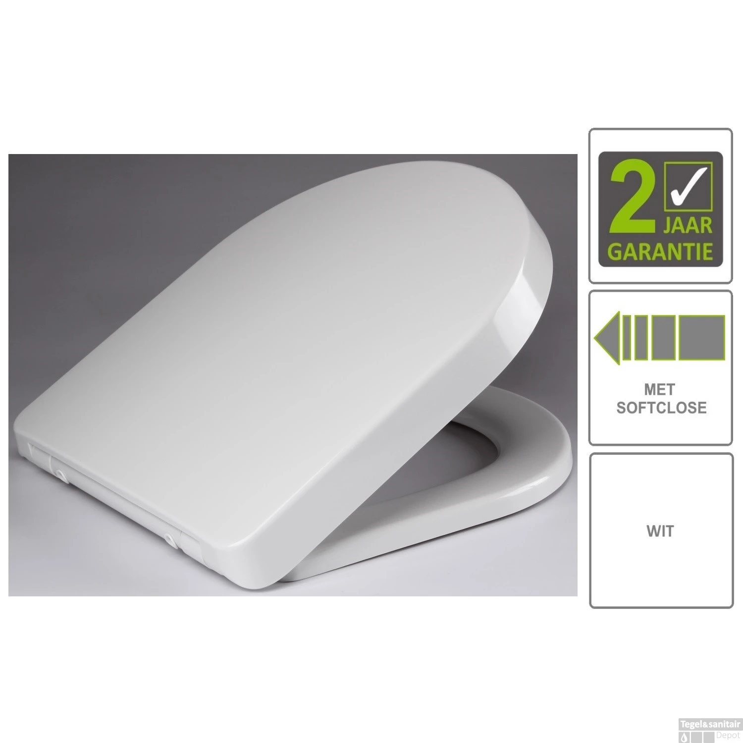 BWS Closetzitting DeeLine QuickRelease Softclose Met Deksel Wit 1 BWS Closetzitting DeeLine QuickRelease Softclose Met Deksel Wit