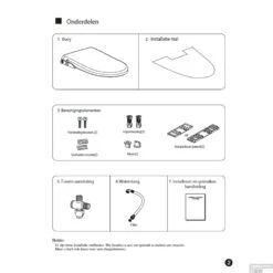 BWS Douche WC Zitting Luxe Stroomloos Met Sproeier Wit 19 BWS Douche WC Zitting Luxe Stroomloos Met Sproeier Wit -Thuis Badkamer bws douche wc zitting luxe stroomloos met sproeier wit handleiding 2