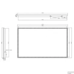 BWS LED Spiegel Rondom Dimbare Condensvrije 100x60 Cm 5 BWS LED Spiegel Rondom Dimbare Condensvrije 100x60 Cm -Thuis Badkamer bws led spiegel quatro dimbare condensvrije 100x60 cm tech