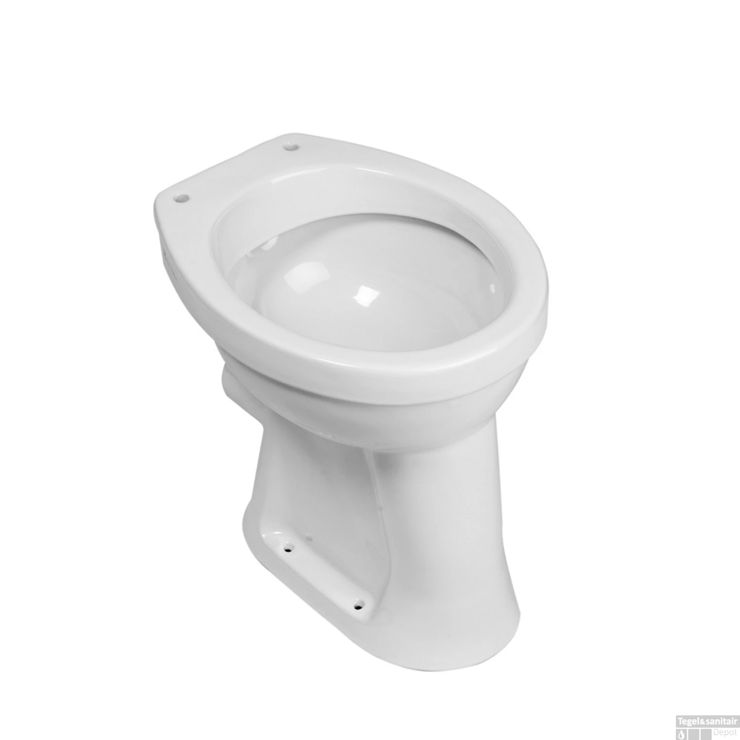 BWS Toiletpot Staand Verhoogd 6 PK Wit - Afbeelding 2