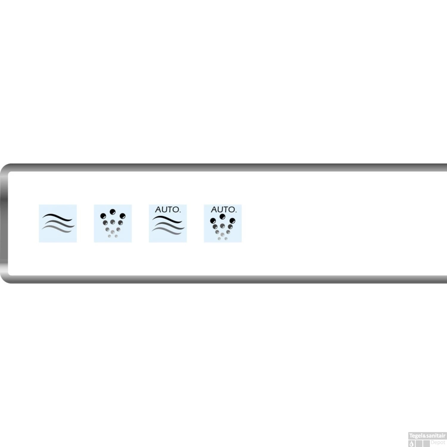 Whirlpoolbad Allibert Namea Essentia 170x75x53 Cm Incl. Poten Wit 3 Whirlpoolbad Allibert Namea Essentia 170x75x53 Cm Incl. Poten Wit - Afbeelding 3