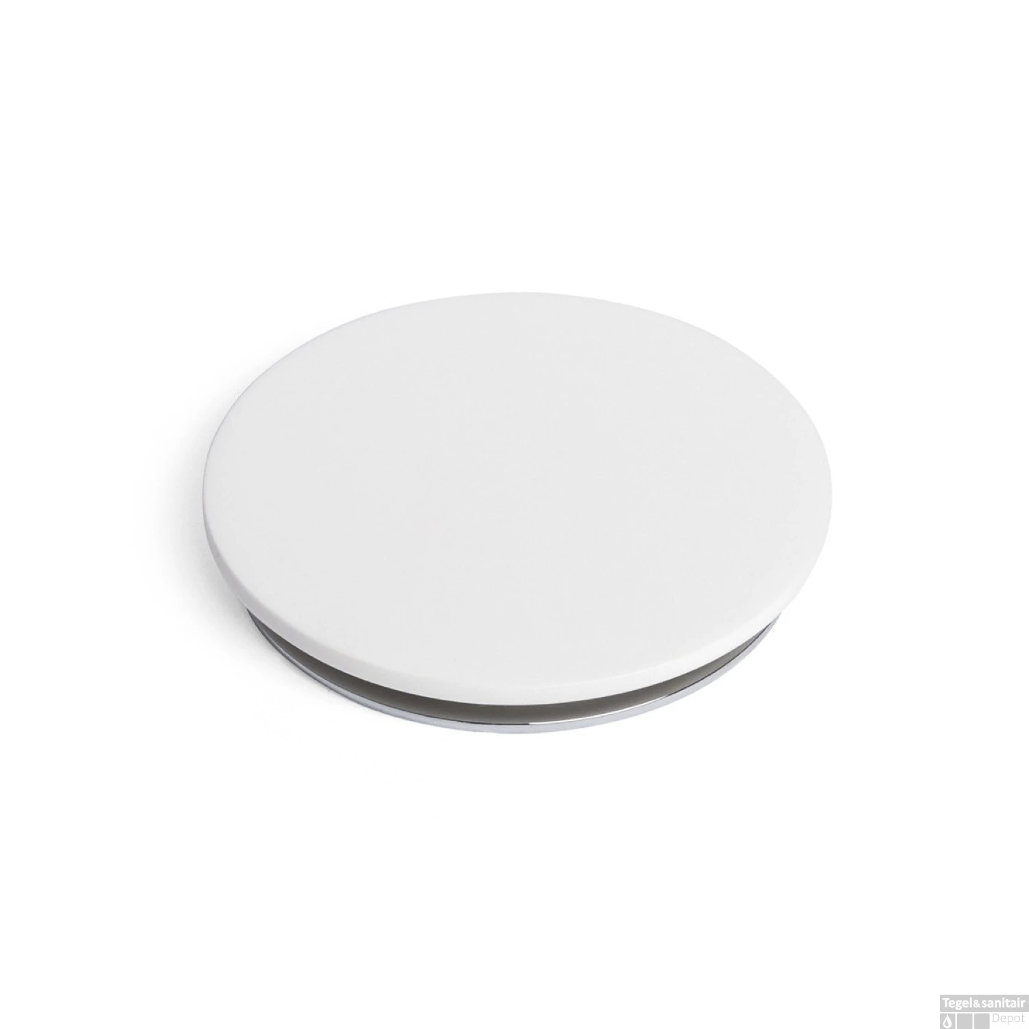 Clickwaste Ideavit Afvoerplug Aansluiting 5/4 Vlak Solid Surface Chroom Wit 3 Clickwaste Ideavit Afvoerplug Aansluiting 5/4 Vlak Solid Surface Chroom Wit - Afbeelding 3