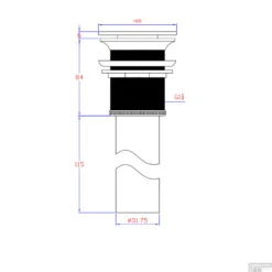 Clickwaste Ideavit Afvoerplug Aansluiting 5/4 Vlak Solid Surface Chroom Wit 7 Clickwaste Ideavit Afvoerplug Aansluiting 5/4 Vlak Solid Surface Chroom Wit -Thuis Badkamer clickwaste ideavit afvoerplug aansluiting vlak solid surface chroom wit tech
