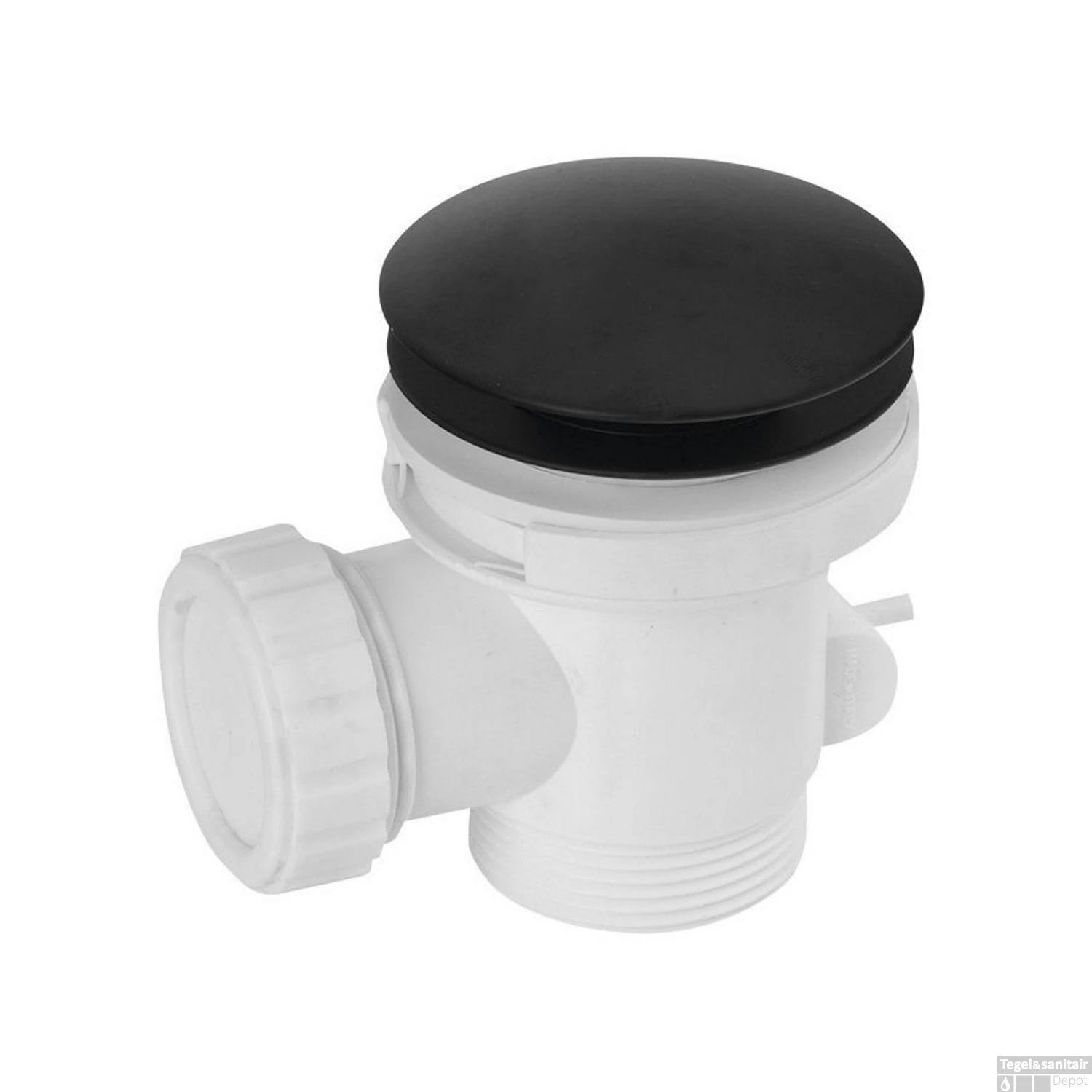 Clickwaste Polysan 6/4 Tbv Ligbaden 52mm Mat Zwart 1 Clickwaste Polysan 6/4 Tbv Ligbaden 52mm Mat Zwart