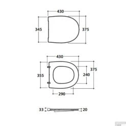 Closetzitting Globo 4 ALL Soft Close Wit (tbv GLMDS04.BI) 5 Closetzitting Globo 4 ALL Soft Close Wit (tbv GLMDS04.BI) -Thuis Badkamer closetzitting globo 4 all soft close wit tbv glmds04.bi tech1
