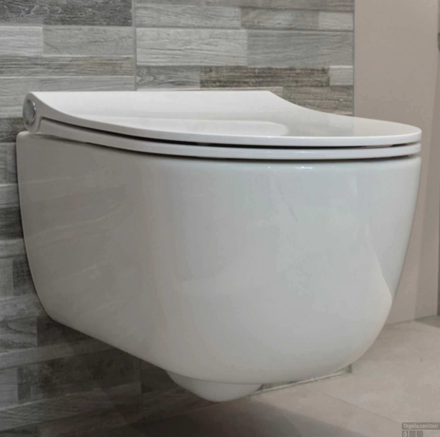 Closetzitting Plieger Kansas By Pressalit Slim Met Lift-off En Softclose Glans Wit - Afbeelding 5