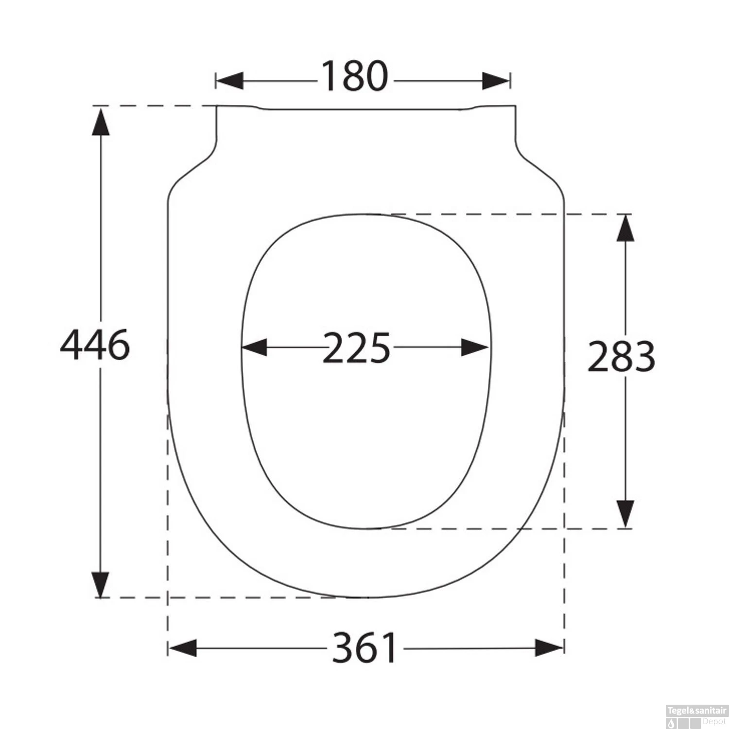 Clozetzitting Villeroy & Boch Subway 3.0 43.8x37.4x4.2 Cm Wit Alpien - Afbeelding 5
