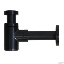 Designbekersifon BWS Salt Laag Model Mat Zwart