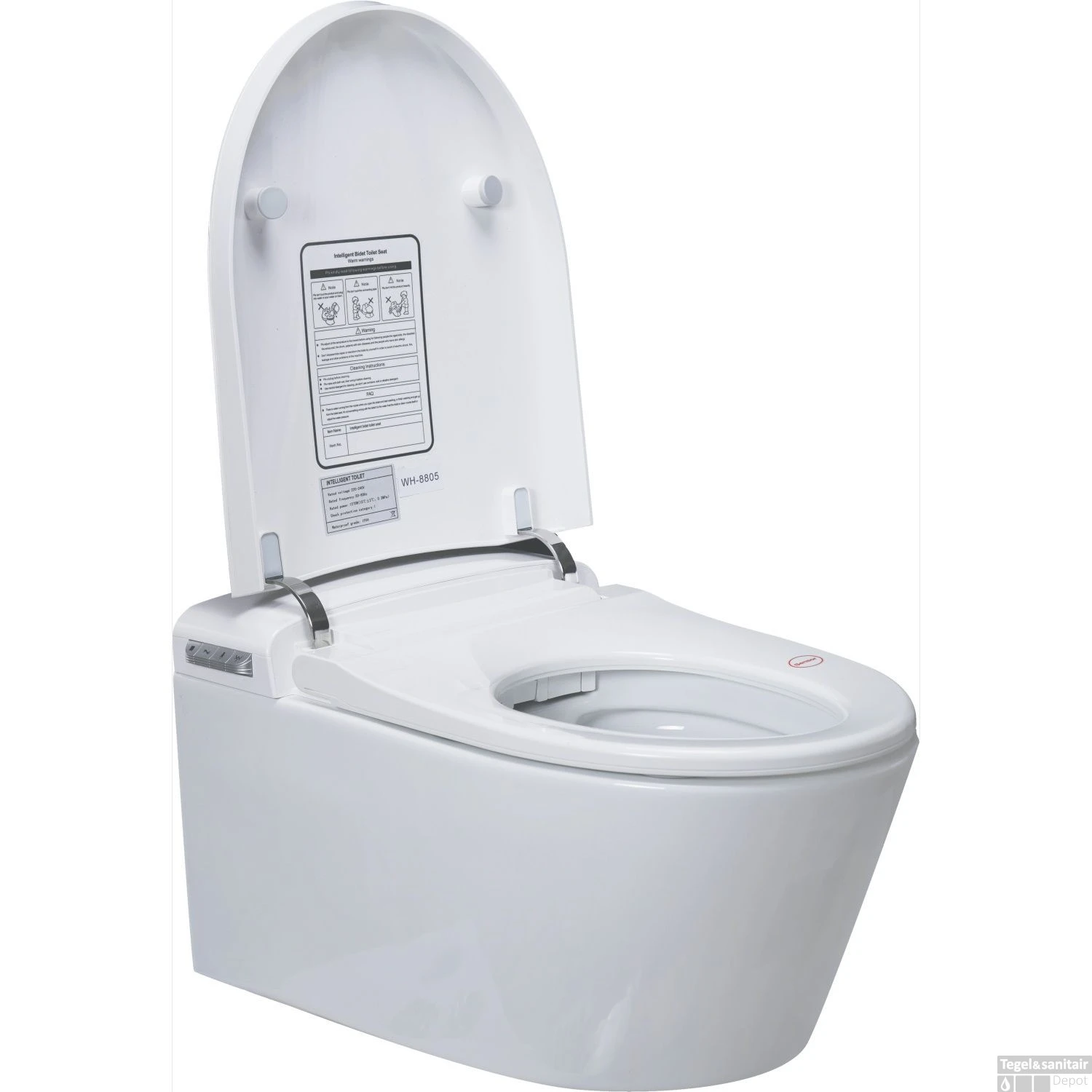 Douche Toilet Eve Home Van Marcke Smart Toilet Met Softclose Zitting En Afstandsbediening Glans Wit 2 Douche Toilet Eve Home Van Marcke Smart Toilet Met Softclose Zitting En Afstandsbediening Glans Wit - Afbeelding 2