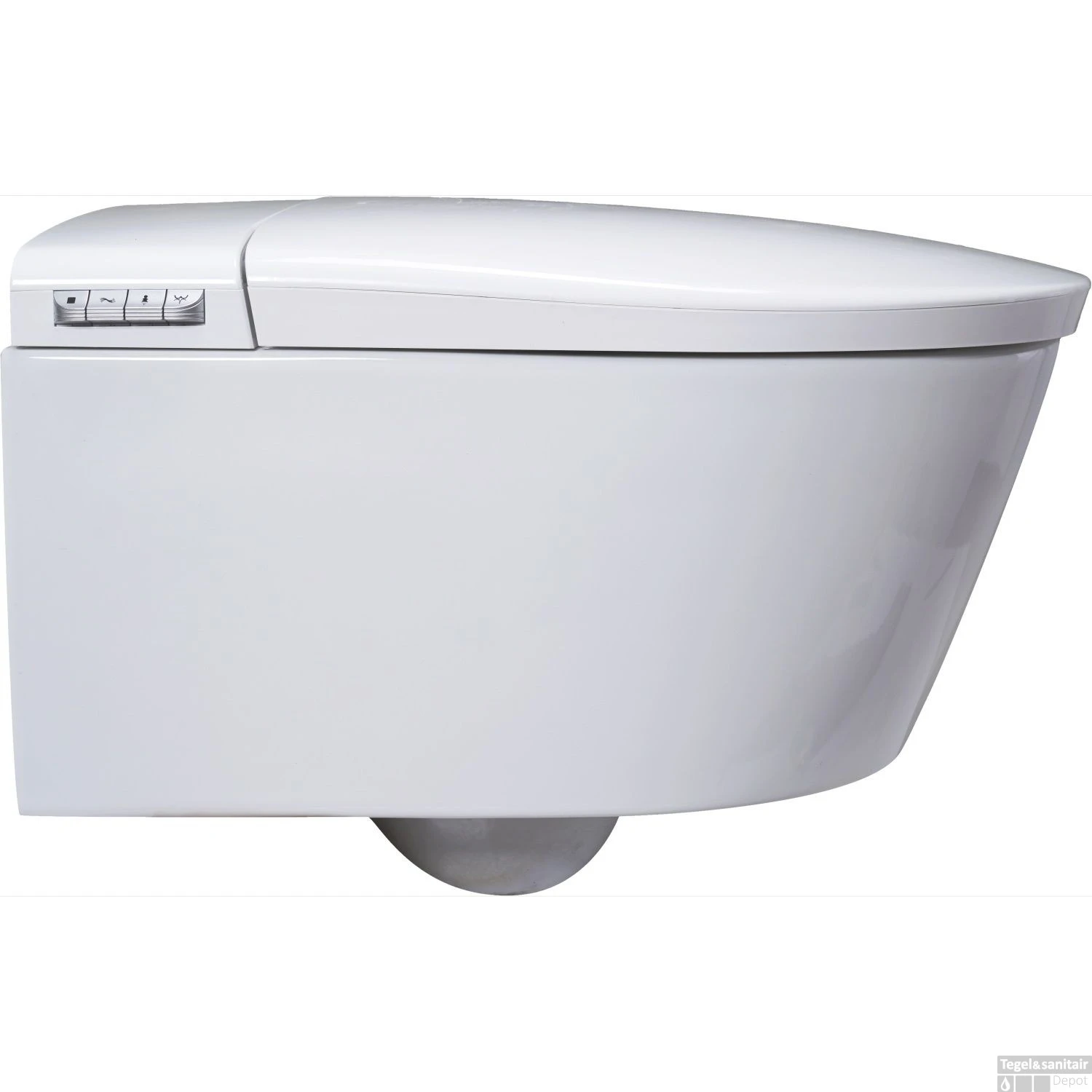 Douche Toilet Eve Home Van Marcke Smart Toilet Met Softclose Zitting En Afstandsbediening Glans Wit 4 Douche Toilet Eve Home Van Marcke Smart Toilet Met Softclose Zitting En Afstandsbediening Glans Wit - Afbeelding 4