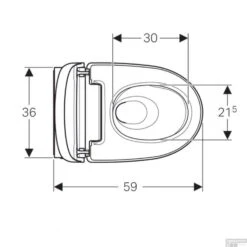 Douche WC Geberit AquaClean Mera Classic Met Geurafzuiging Warme Luchtdroging En Ladydouche Met Softclose En Deksel Glanschroom 7 Douche WC Geberit AquaClean Mera Classic Met Geurafzuiging Warme Luchtdroging En Ladydouche Met Softclose En Deksel Glanschroom -Thuis Badkamer douche wc geberit mera classic alpien wit 146200211 tech1 1