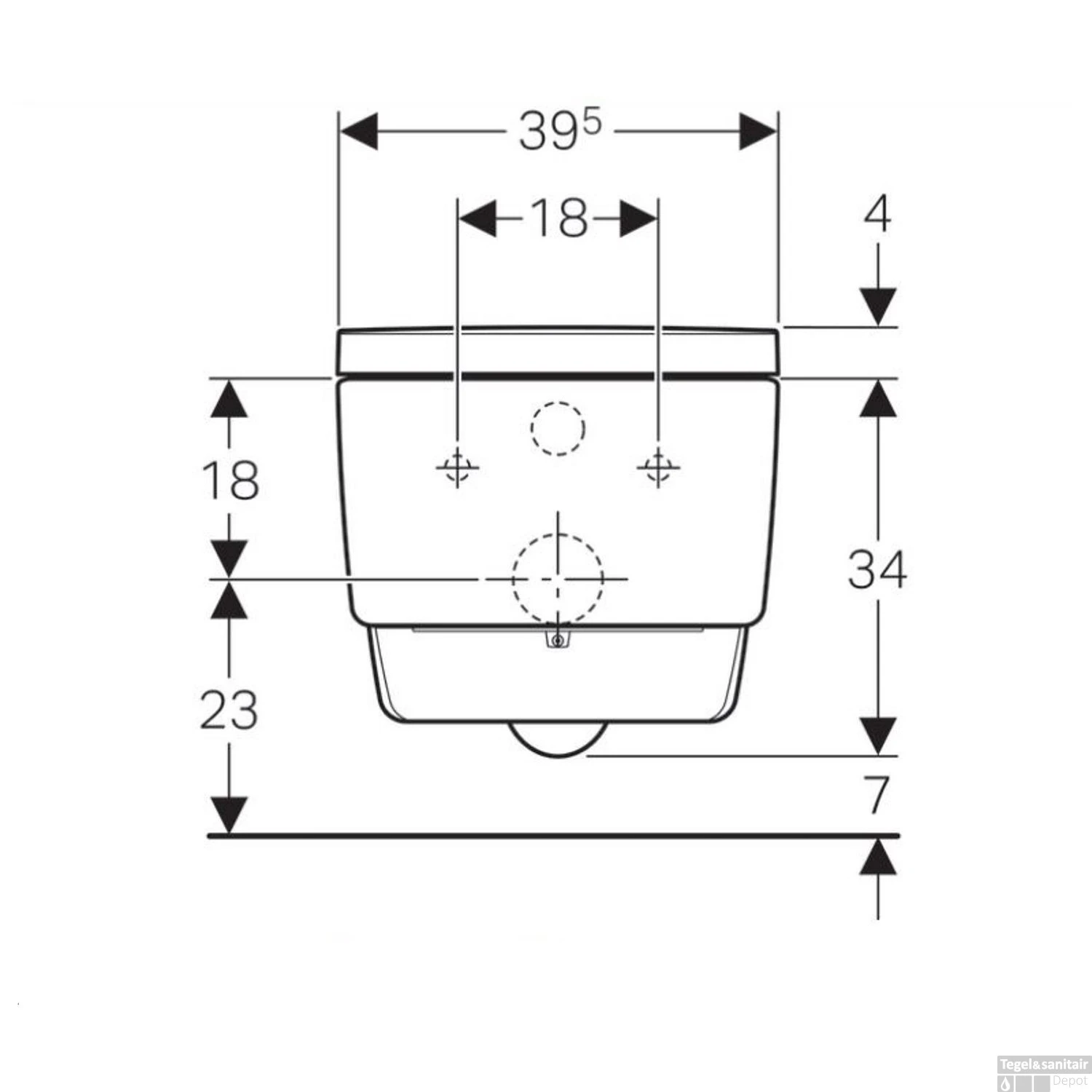 Douche WC Geberit AquaClean Mera Classic Met Geurafzuiging Warme Luchtdroging En Ladydouche Met Softclose En Deksel Glanschroom 4 Douche WC Geberit AquaClean Mera Classic Met Geurafzuiging Warme Luchtdroging En Ladydouche Met Softclose En Deksel Glanschroom - Afbeelding 4