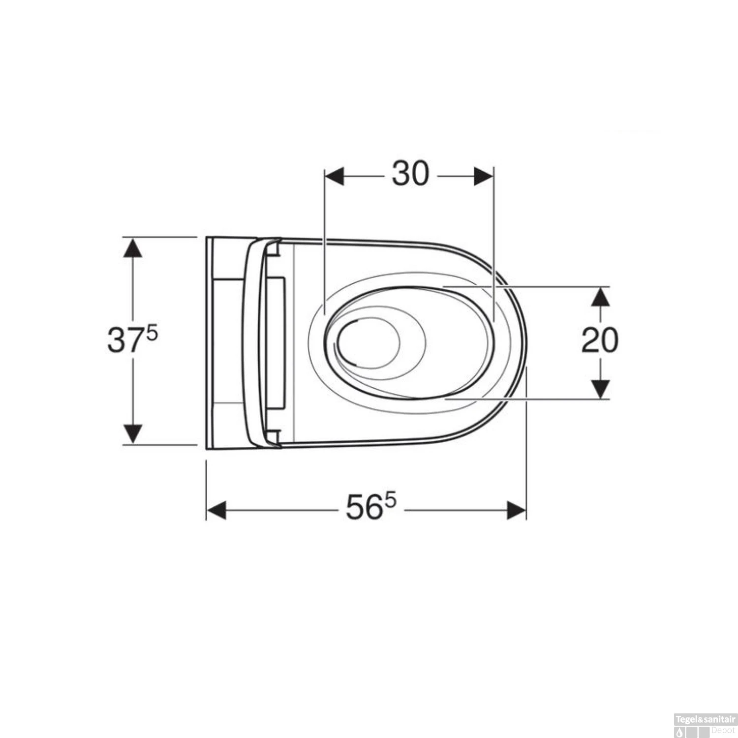 Douche WC Geberit AquaClean Sela Ladydouche Met Softclose En Deksel Chroom 3 Douche WC Geberit AquaClean Sela Ladydouche Met Softclose En Deksel Chroom - Afbeelding 3