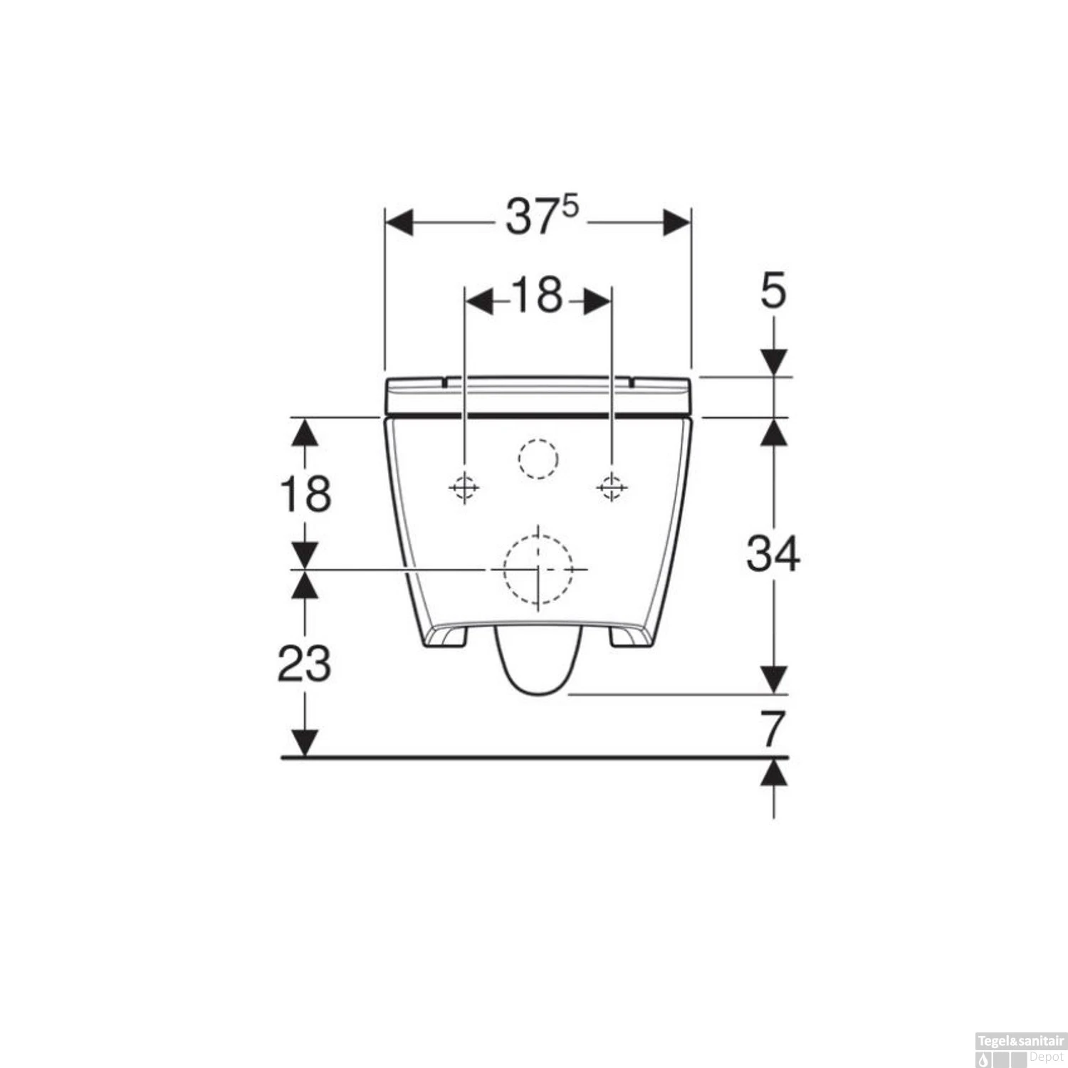 Douche WC Geberit AquaClean Sela Ladydouche Met Softclose En Deksel Chroom 4 Douche WC Geberit AquaClean Sela Ladydouche Met Softclose En Deksel Chroom - Afbeelding 4