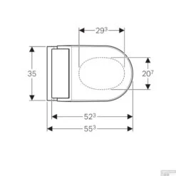 Douche WC Geberit AquaClean Tuma Classic Compleet Rimfree Glas Alpien Wit 7 Douche WC Geberit AquaClean Tuma Classic Compleet Rimfree Glas Alpien Wit -Thuis Badkamer douche wc geberit tuma classic tech1