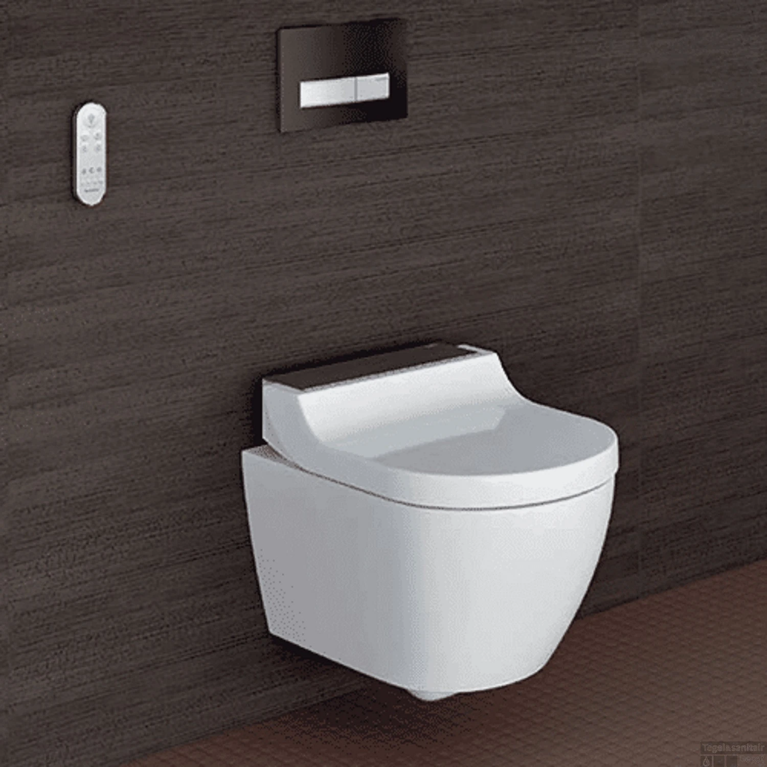 Douche WC Geberit AquaClean Tuma Comfort Compleet Rimfree Geborsteld RVS 5 Douche WC Geberit AquaClean Tuma Comfort Compleet Rimfree Geborsteld RVS - Afbeelding 5