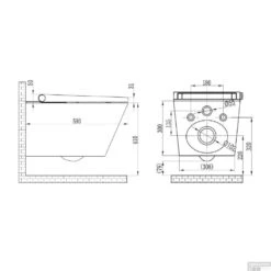 Douche WC RapoWash Basic Met Bidetspoeler En Afstandsbediening Rimless Wit 19 Douche WC RapoWash Basic Met Bidetspoeler En Afstandsbediening Rimless Wit -Thuis Badkamer douche wc rapowash basic wit tech