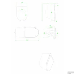 Douche WC Wiesbaden Vesta-ECO Randloos Wandcloset Wit 7 Douche WC Wiesbaden Vesta-ECO Randloos Wandcloset Wit -Thuis Badkamer douche wc wiesbaden vesta eco randloos wandcloset wit 32.3620 tech