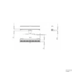 Douchegoot Best Design Nancy Met Flens 80x7x7 Cm RVS Mat Goud -Thuis Badkamer douchegoot best design black met flens 80x7x7 cm rvs mat goud tech