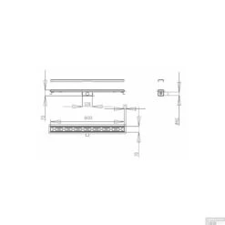 Douchegoot Best Design Nancy Met Flens 90x7x7 Cm RVS Mat Goud -Thuis Badkamer douchegoot best design nancy met flens 90x7x7 cm rvs mat goud tech