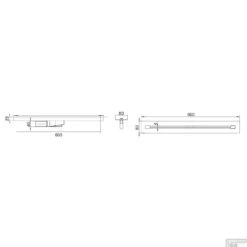 Douchegoot Boss & Wessing Colorato 60 Cm RVS Mat Zwart -Thuis Badkamer douchegoot boss wessing lusso 60 cm rvs mat zwart tech