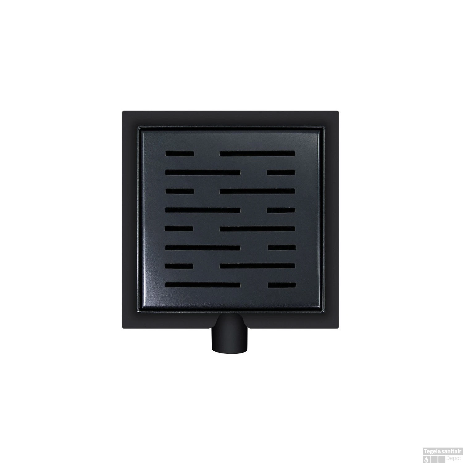 Doucheput Boss & Wessing Pozo Met Zijuitlaat En Flens 20 Cm Mat Zwart 1 Doucheput Boss & Wessing Pozo Met Zijuitlaat En Flens 20 Cm Mat Zwart