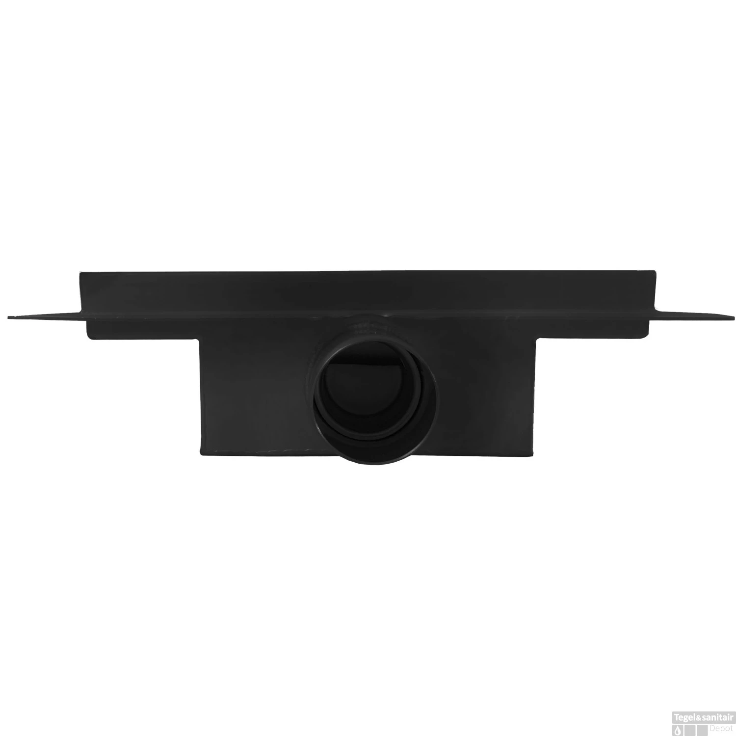 Doucheput Wiesbaden Met Flens En Zijuitlaat 20x20 Cm Mat Zwart 2 Doucheput Wiesbaden Met Flens En Zijuitlaat 20x20 Cm Mat Zwart - Afbeelding 2