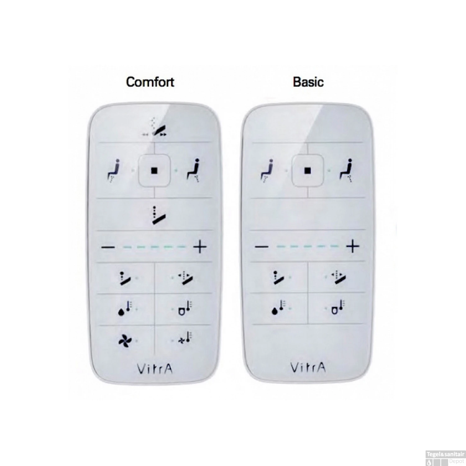 Douchewc VitrA V-care 1.1 Comfort V-Care Randloos Incl. Kinderfunctie & Ontkalkingsfunctie Bidetfunctie En Afstandsbediening 6 Douchewc VitrA V-care 1.1 Comfort V-Care Randloos Incl. Kinderfunctie & Ontkalkingsfunctie Bidetfunctie En Afstandsbediening - Afbeelding 6