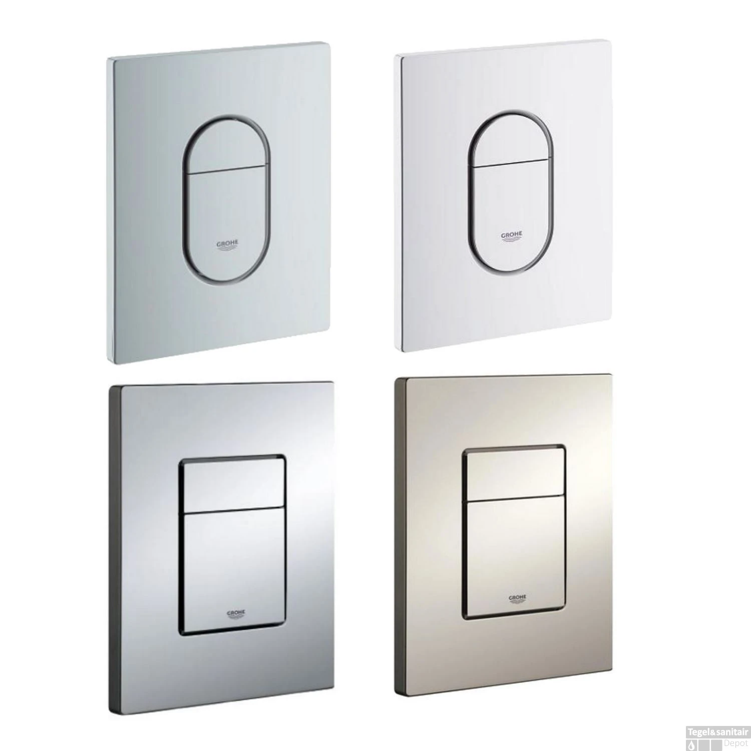 Grohe Rapid SL Toiletset Set03 Geberit Econ II Met Grohe Arena Of Skate Drukplaat 4 Grohe Rapid SL Toiletset Set03 Geberit Econ II Met Grohe Arena Of Skate Drukplaat - Afbeelding 4