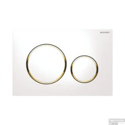 Bedieningsplaat Geberit Sigma 20 DF Wit Met Goud