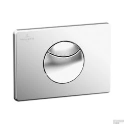 Villeroy & Boch Viconnect 2-knops Bedieningsplaat 20,5x14,5 Cm. Edelmat