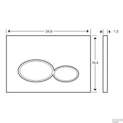 Geberit UP320 Toiletset Set13 Idevit Alfa Matzwart Randloos Met Matzwarte Drukplaat 11 Geberit UP320 Toiletset Set13 Idevit Alfa Matzwart Randloos Met Matzwarte Drukplaat -Thuis Badkamer drukplaat wiesbaden milo mat zwart tech 1 1