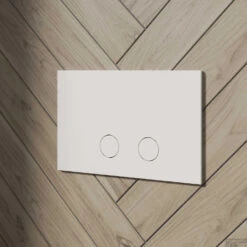 Drukplaat Inti Bath Press RVS 316 Tbv UP320/UP720/TECE Matt White