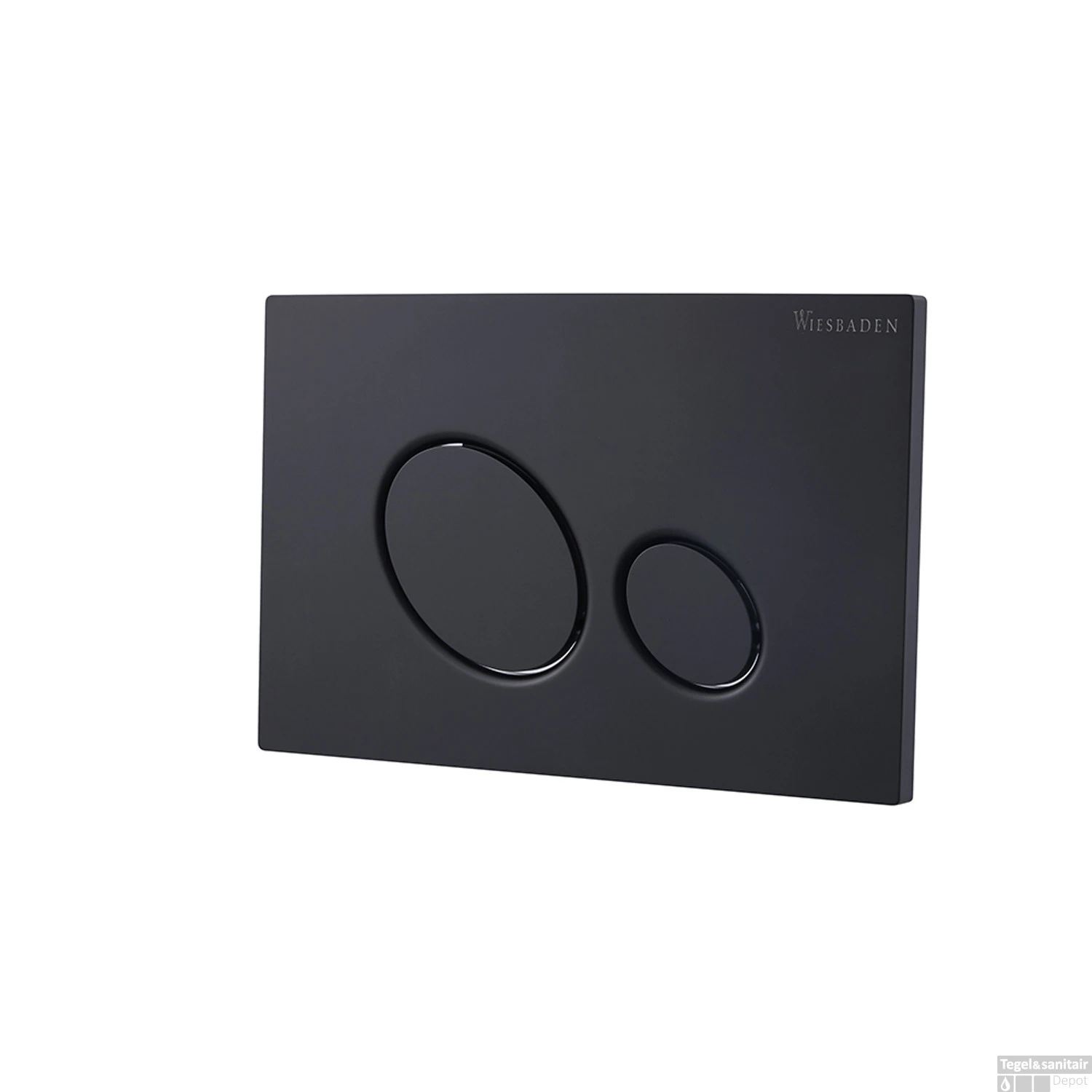 Drukplaat Voor Inbouwreservoir Wiesbaden X10 Mat Zwart 1 Drukplaat Voor Inbouwreservoir Wiesbaden X10 Mat Zwart