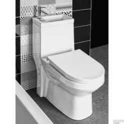 Duoblok Sapho Hygie Met Ingebouwde Fontein Soft Close Wit (PK)