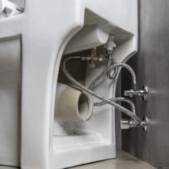 Duoblok Sapho Hygie Met Ingebouwde Fontein Soft Close Wit (PK) -Thuis Badkamer duoblok sapho hygie met ingebouwde fontein soft close wit pk 9