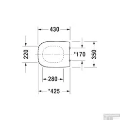 Duravit D-Code Closetzitting Met Deksel 43x36x4 Cm Duroplast Wit -Thuis Badkamer duravit d code closetzitting met deksel 43x36x4 cm duroplast wit tech